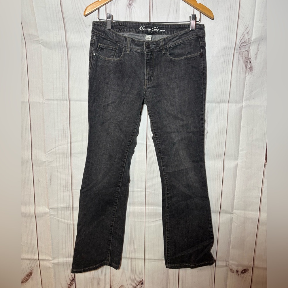 Kenneth Cole Black Boot Cut Jeans Classic Style